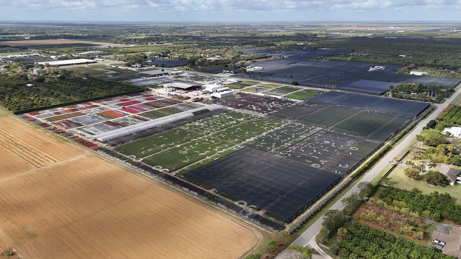 Plant Life Farms from the air